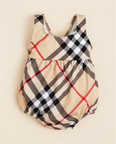 baby burberry romper|Burberry baby swimsuit.